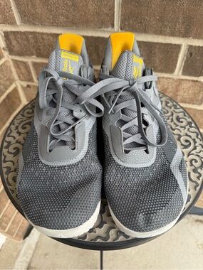 Reebok Nano X Men Gray and Yellow Cross Training CrossFit Size 10